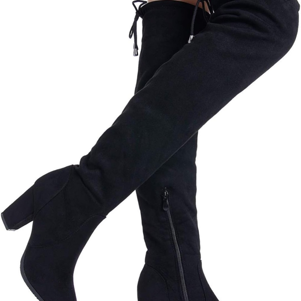 Women's Black Over-the-Knee Boots